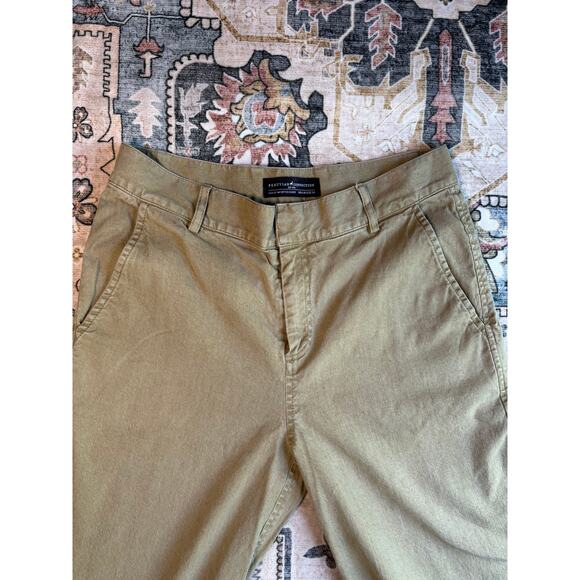 Peruvian Connection Women's Tan Khaki Straight Leg Pants Size 4 Trousers - Picture 7 of 10